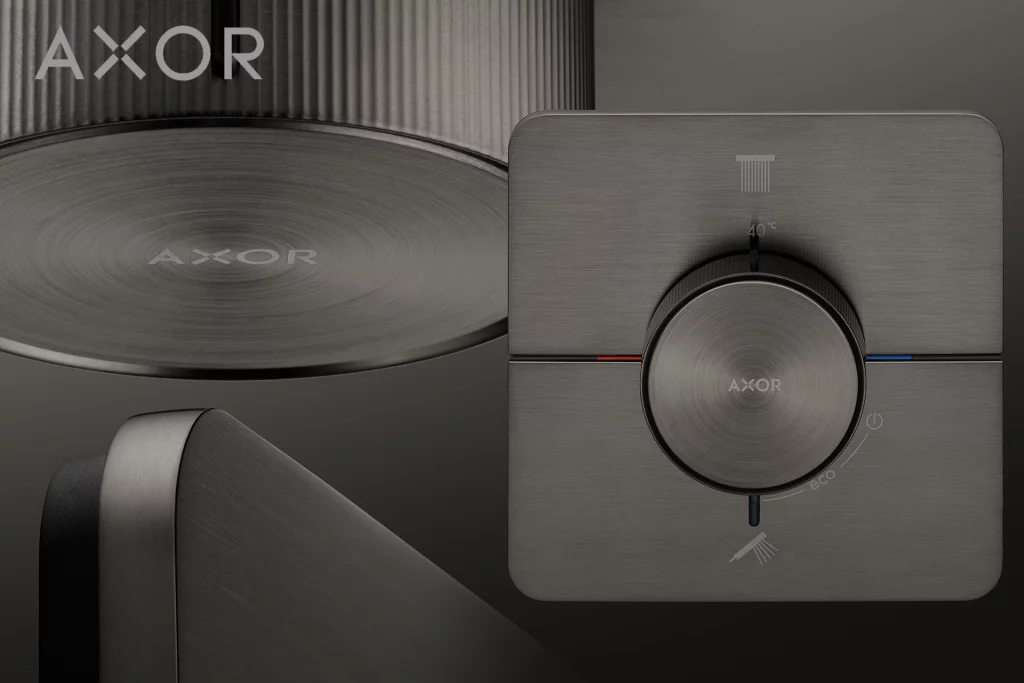 AXOR ShowerSelect ID Duschthermostat in der Farbe Brushed Black Chrome