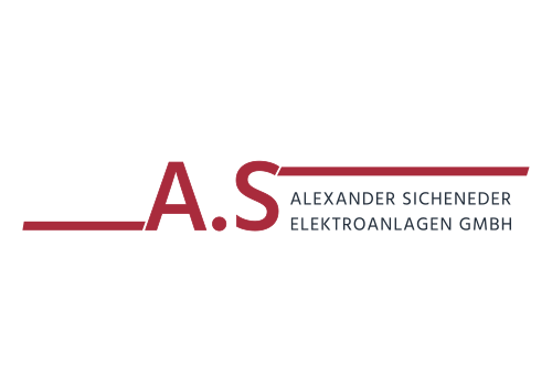 Logo AS Alexander Sicheneder Elektroanlagen GmbH - Partner Hermann Bad Heizung Meisterbetrieb